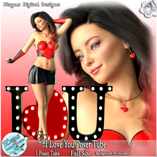 I LOVE YOU TUBE PACK CU - FS - Click Image to Close